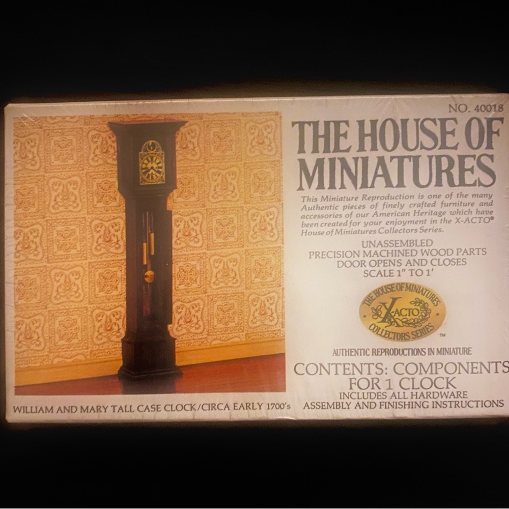 The House of Miniatures Clock Kit